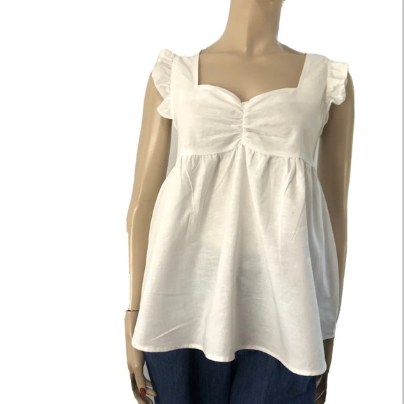 POL blouse color:white size:S - Picture 1 of 16